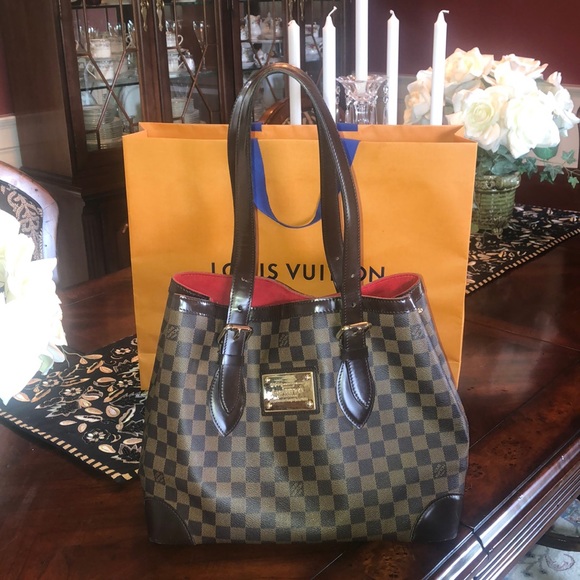 Louis Vuitton Damier Ebene Hampstead Bag - Picture 2 of 8